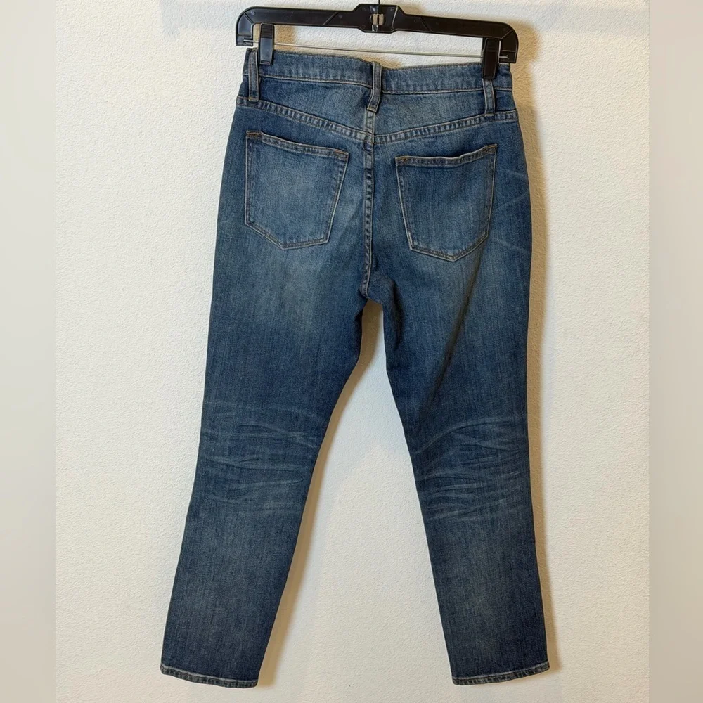 J.Crew Slim Broken-In Boyfriend Jeans Size 24 Distressed Medium Wash Denim